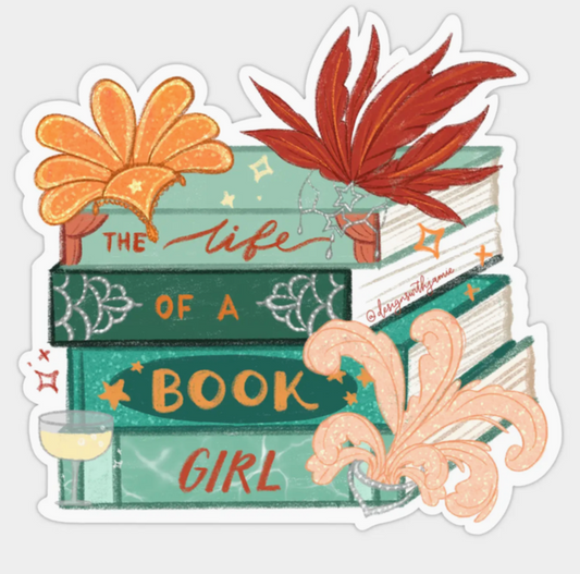 Life of A Book Girl Sticker