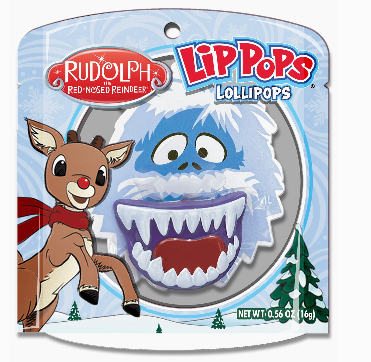 Rudolph Lip Pops Lollipops
