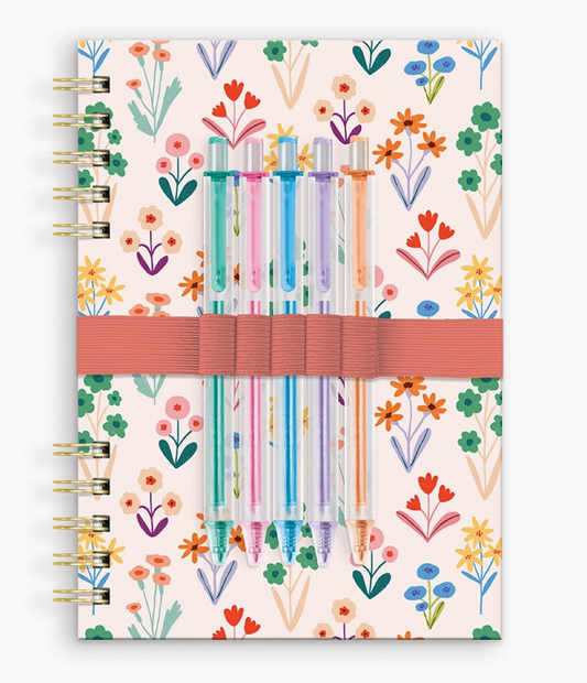 Harper Split Spiral Notebook & Pen Set