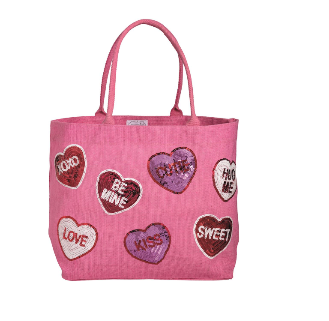 Valentine Sequin Tote