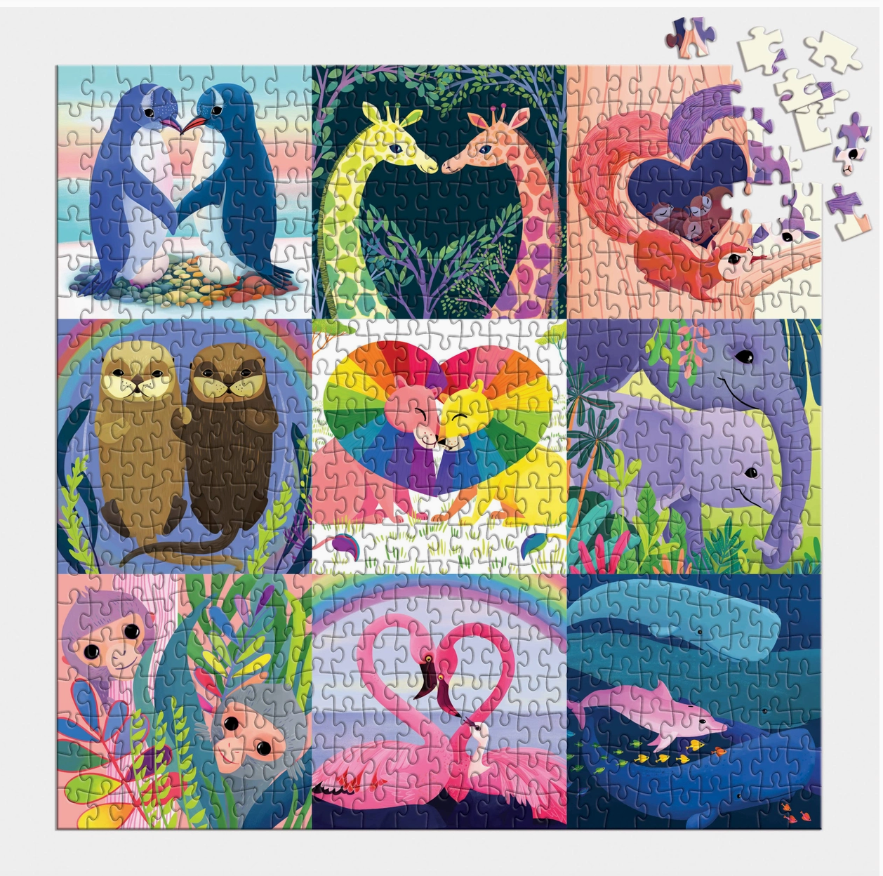 Love in the Wild 500 Piece Family Puzzle