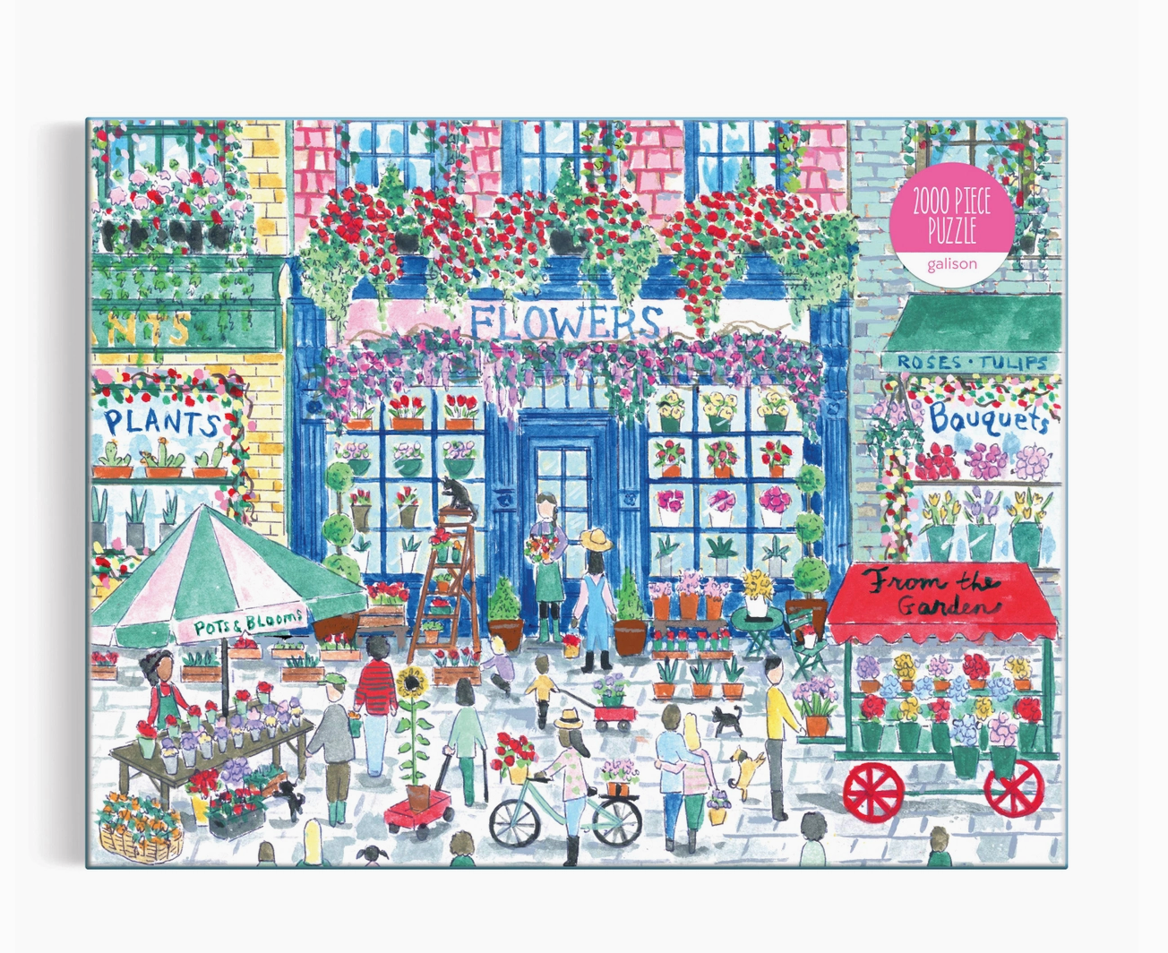 Michael Storrings Market in Bloom 2000 Piece Puzzle
