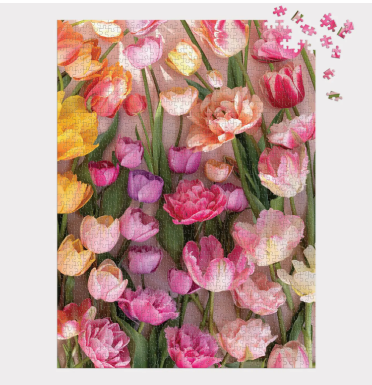 Ephemeral Tulips 1000 Piece Puzzle