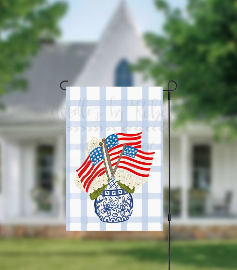 Patriotic Garden Flag