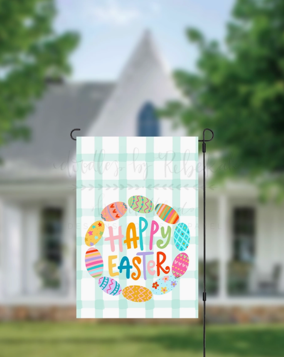 Easter Garden Flag