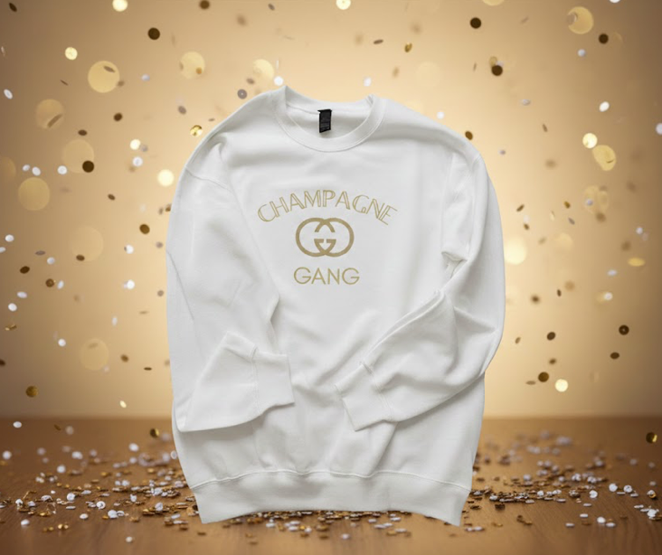 Champagne Gang Sweatshirt - ONLINE ORDER only