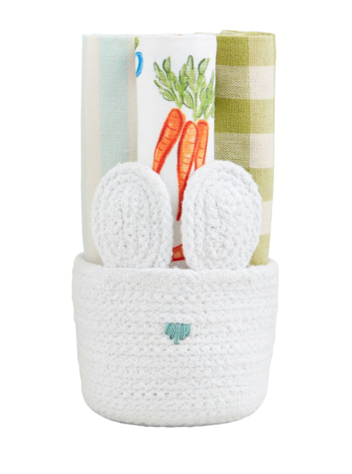Carrot Basket Towel Set