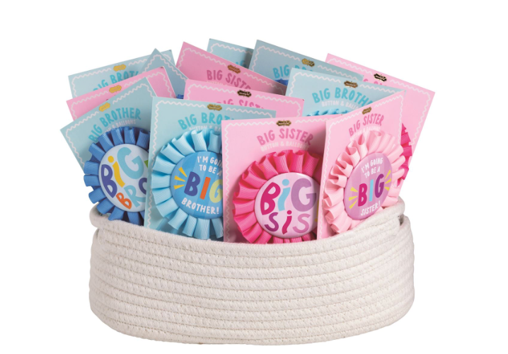 Sibling Button & Balloon