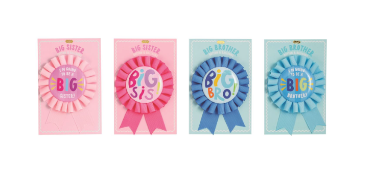 Sibling Button & Balloon