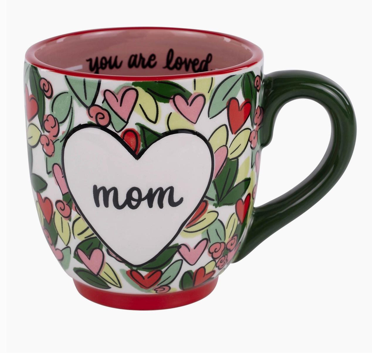 Mom Hearts & Flower Mug