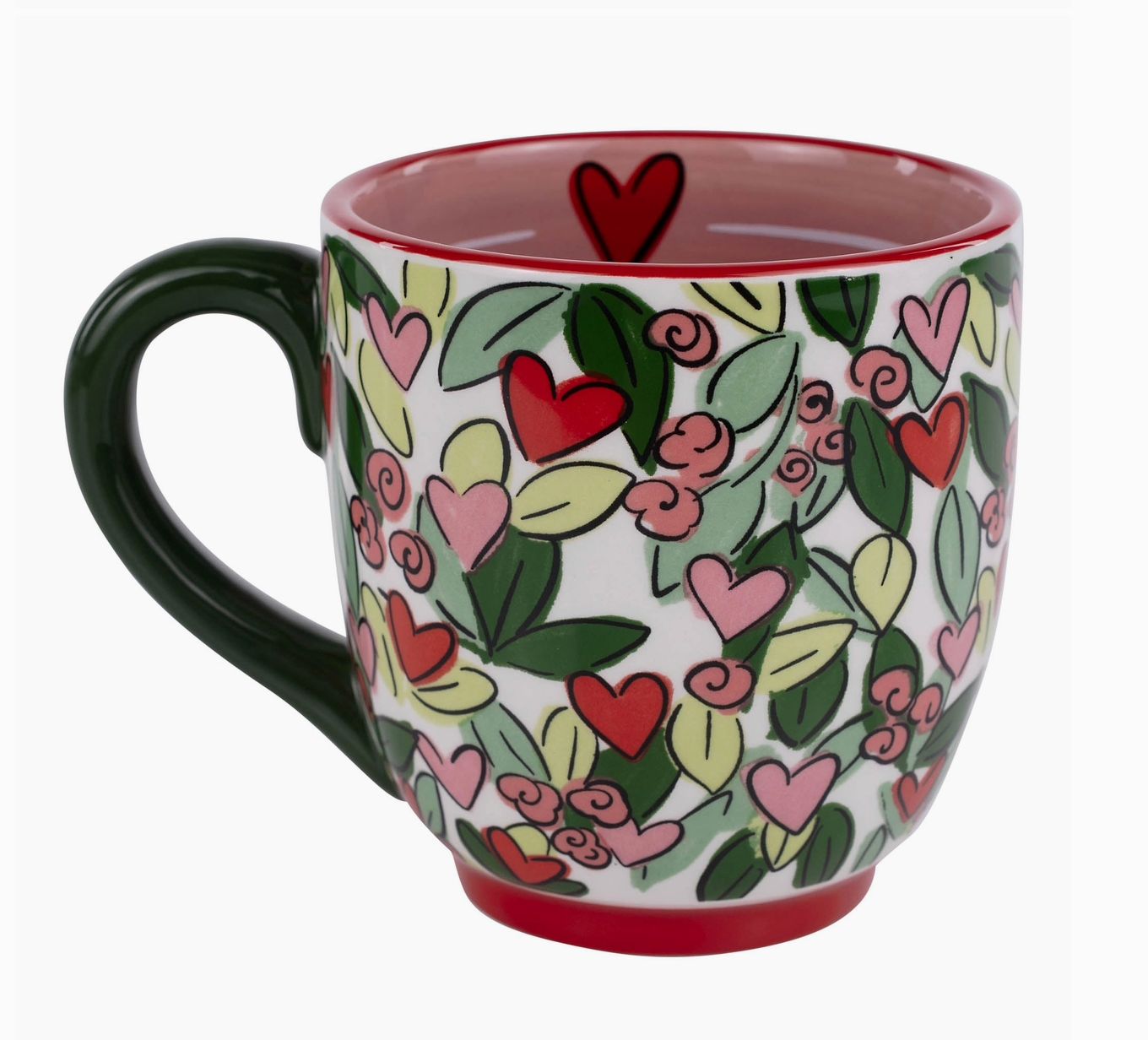Mom Hearts & Flower Mug