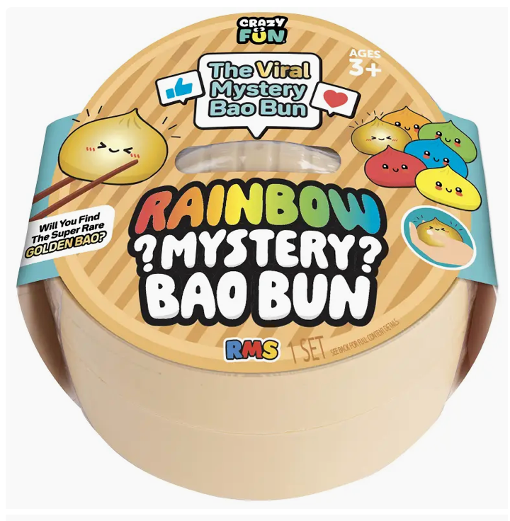 Rainbow Dumpling Squishy Mystery Bao Bun Fidget Toy