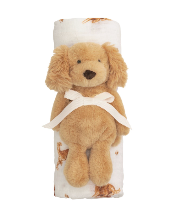 Dog Swaddle & Rattle Set