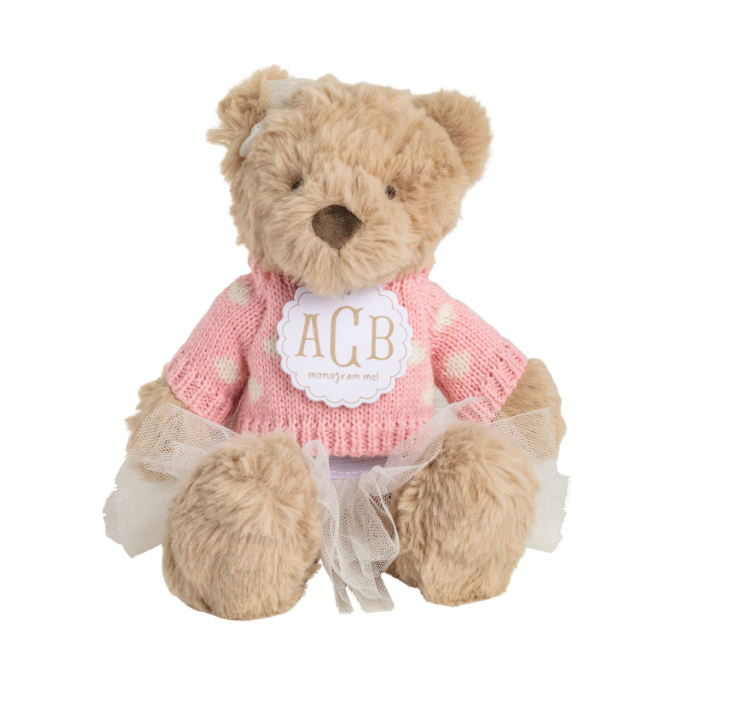 Monogram Baby Bear Plush Pal