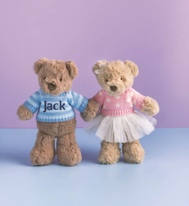 Monogram Baby Bear Plush Pal