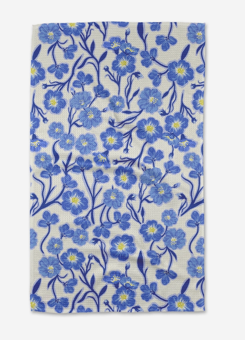 Primavera Blooms Tea Towel by Geometry