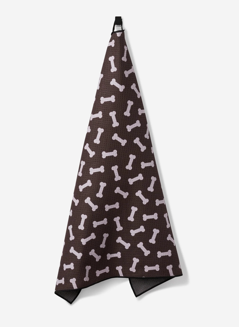 Geometry Sweet Treats Dog Towel includes Personalization