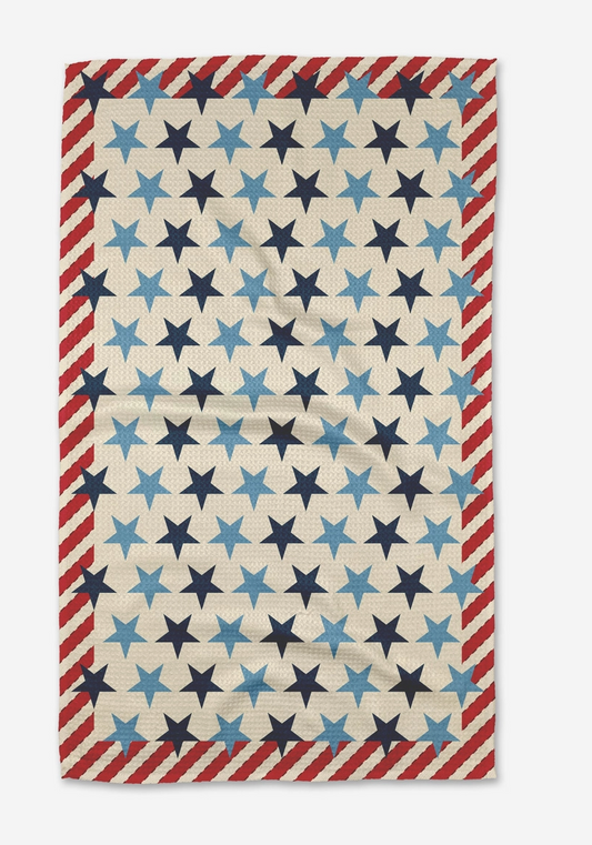 Summer Fair Tea Towel by Geometry