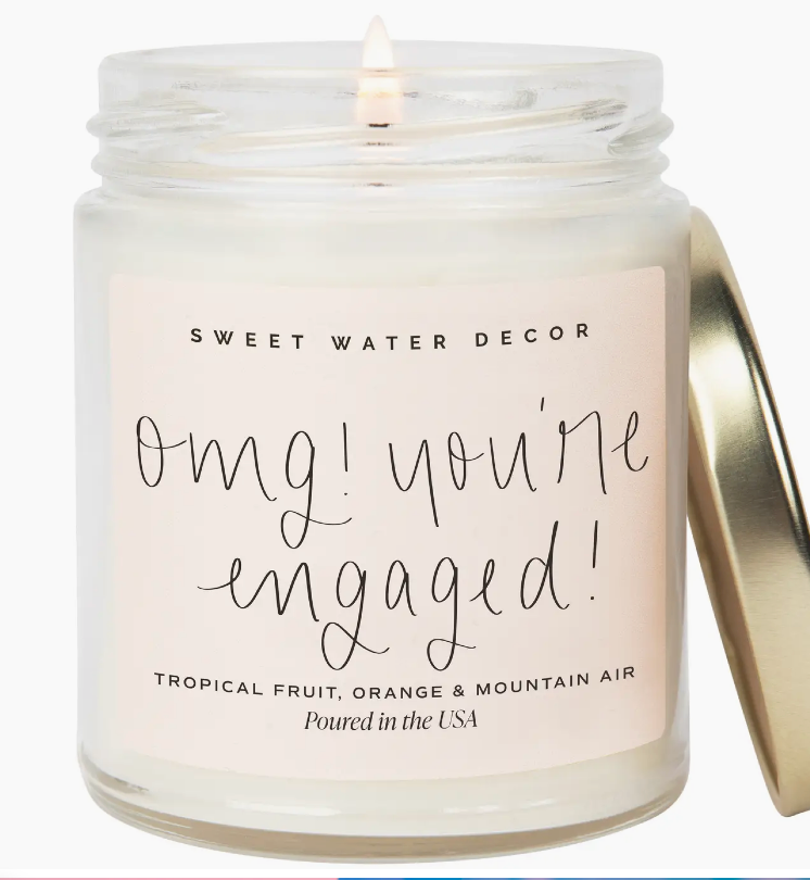 Omg! You're Engaged! 9 oz Soy Candle