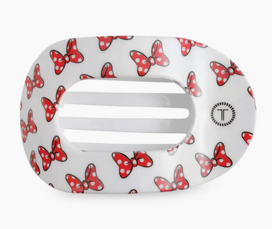 Flat Round Hair Clip | Large | Minnie Mouse Loves Her Bows!