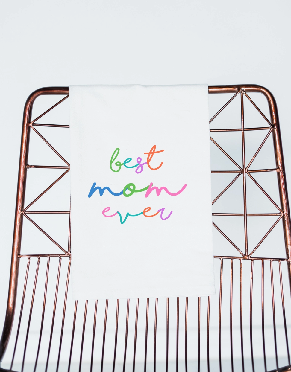 Best Mom Ever Colorful Towel