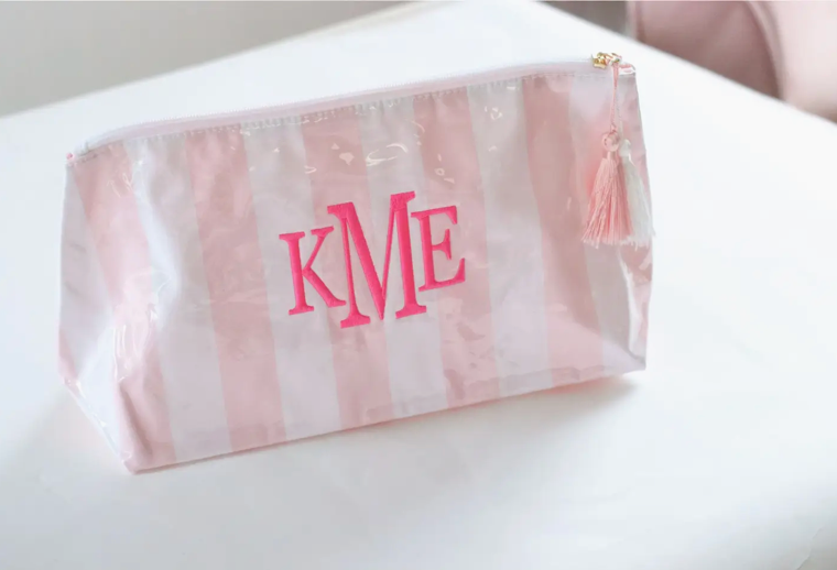 Waterproof Cosmetic Case Make Up Bag with Personalization