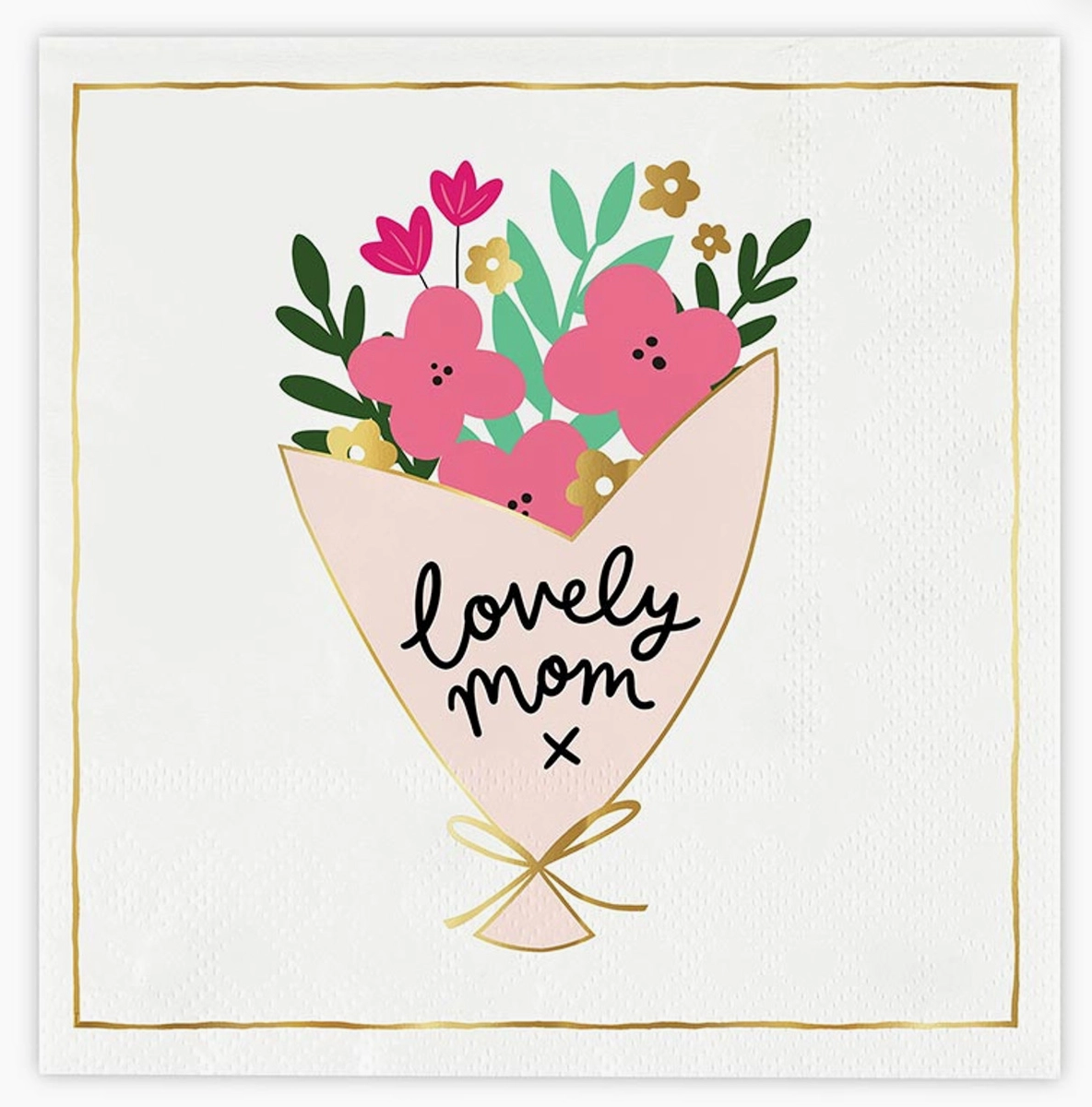 Lovely Mom Foil Paper Goods