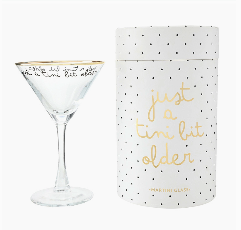 Tini Bit Older Martini Glass