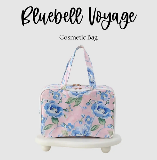 Waterproof Cosmetic Case with Handle with Personalization