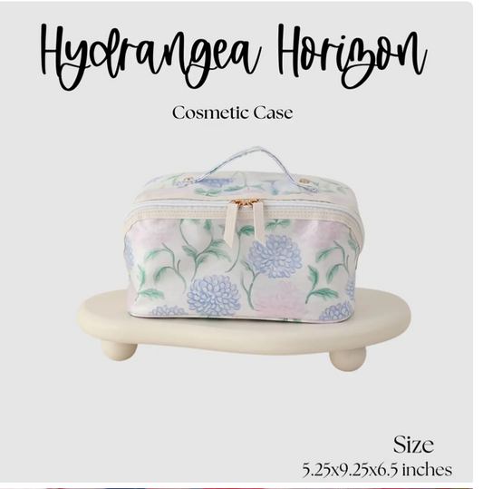 Waterproof Zip Around Make Up Bag Bluebell Voyage