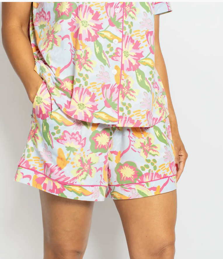 Summer Bouquet Sleep Shorts