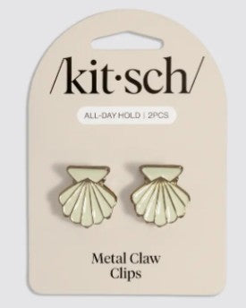 Metal Claw Clips Shell by Kitsch
