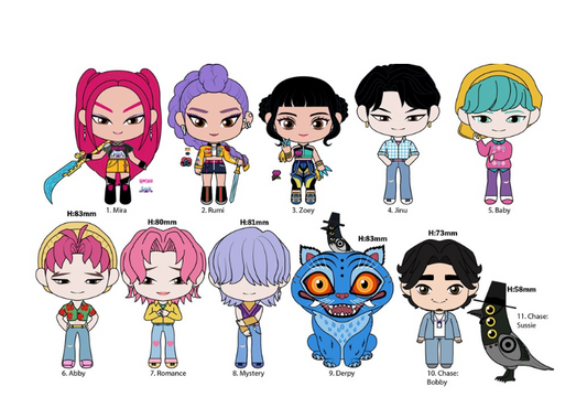 K-Pop Demon Hunters Bag Clips Blind Bags