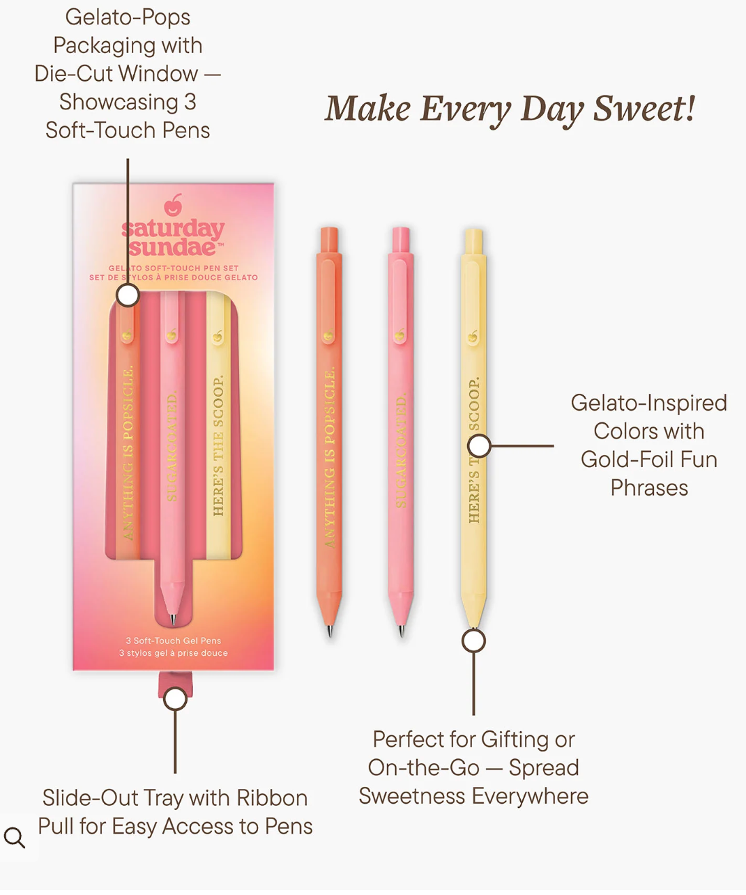 Gelato Pen Set
