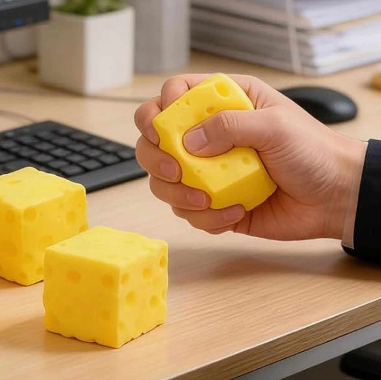 Squishies Cheese Block