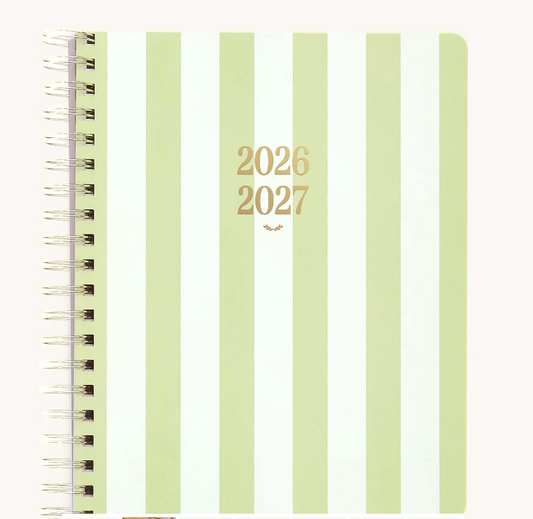 2026-2027 Large Softcover Weekly Simplified Planner - Club Stripe