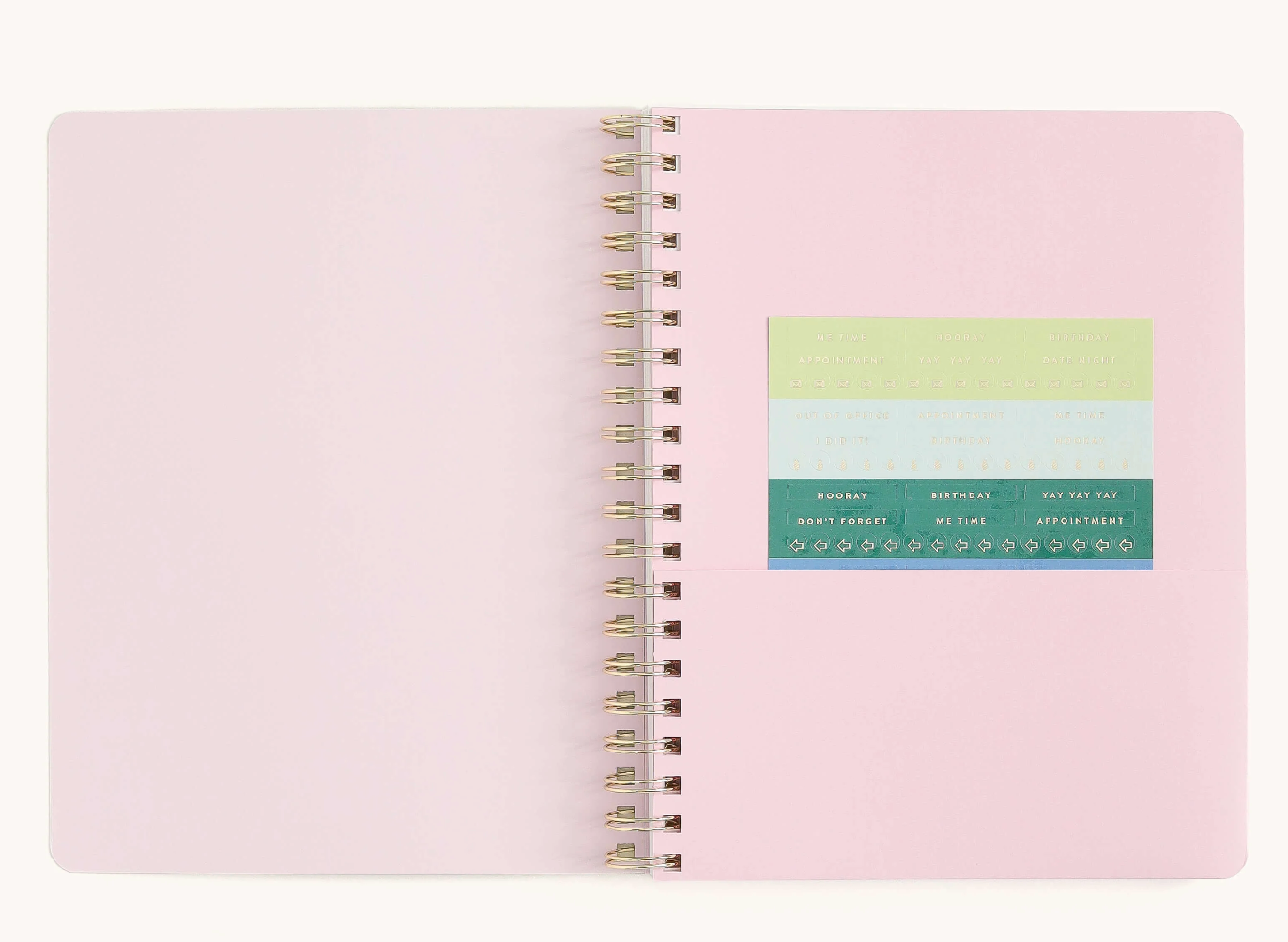 2026-2027 Large Softcover Weekly Simplified Planner - Club Stripe