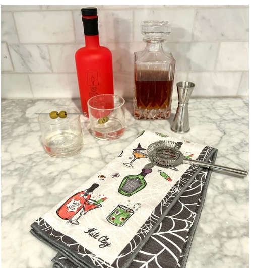 Halloween Double Sided Tea Towel