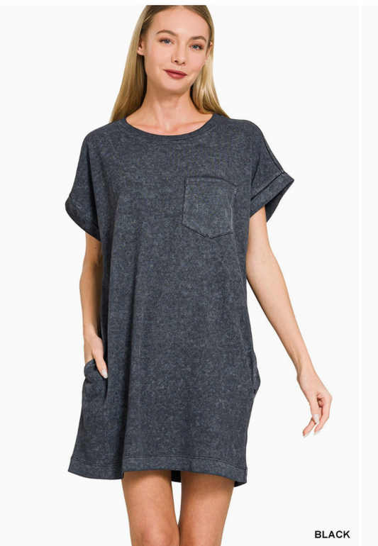 Premium Cotton Washed T-shirts Dress