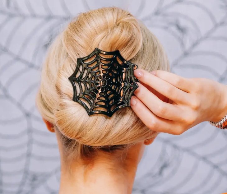 Spider Web Flat Hair Clip by Teleties