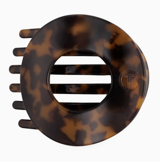 Large Flat Circle Hair Clip by Teleties
