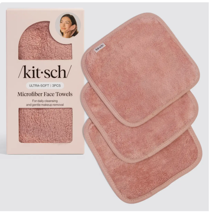 Microfiber Face Towels 3pc Set