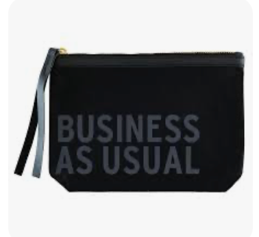 Black Canvas Pouch