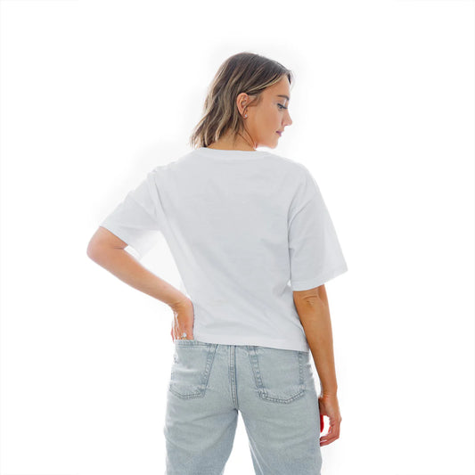FSU Seminoles Cropped T-Shirt-White