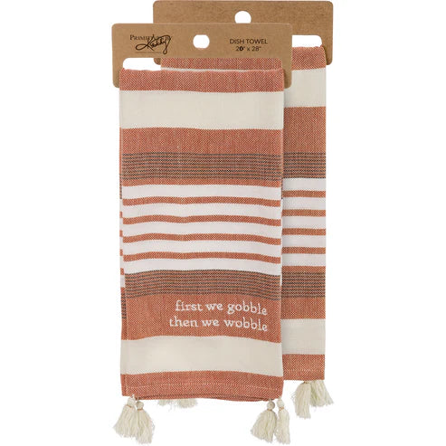 We Gobble Kitchen Towel W/ Tassels