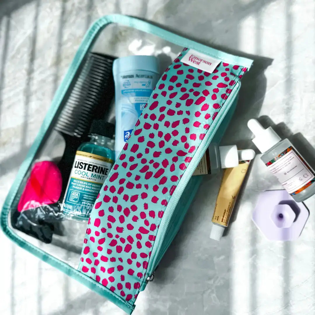 Perfect Pouch™ – Clear PVC Zippered Pouch with Personalization