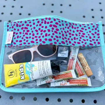 Perfect Pouch™ – Clear PVC Zippered Pouch with Personalization