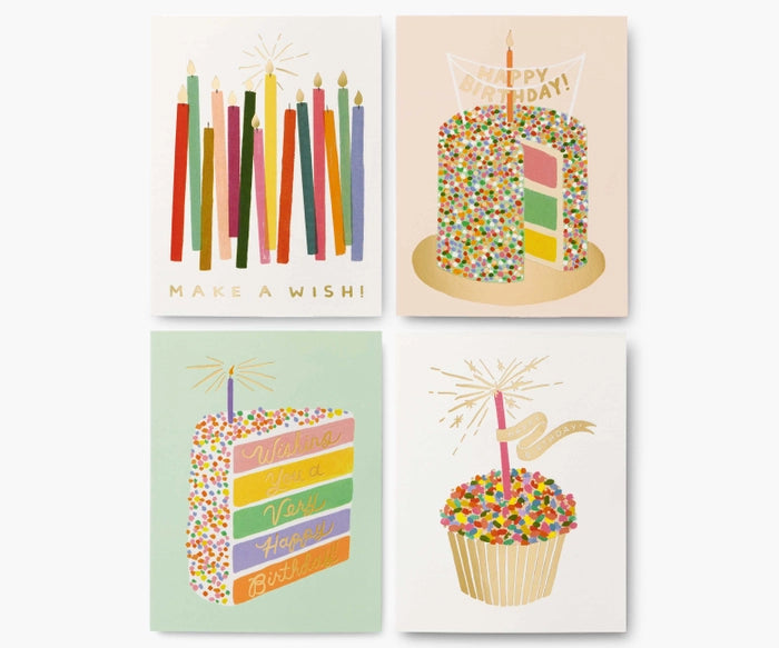 Birthday Candles Card Box Set