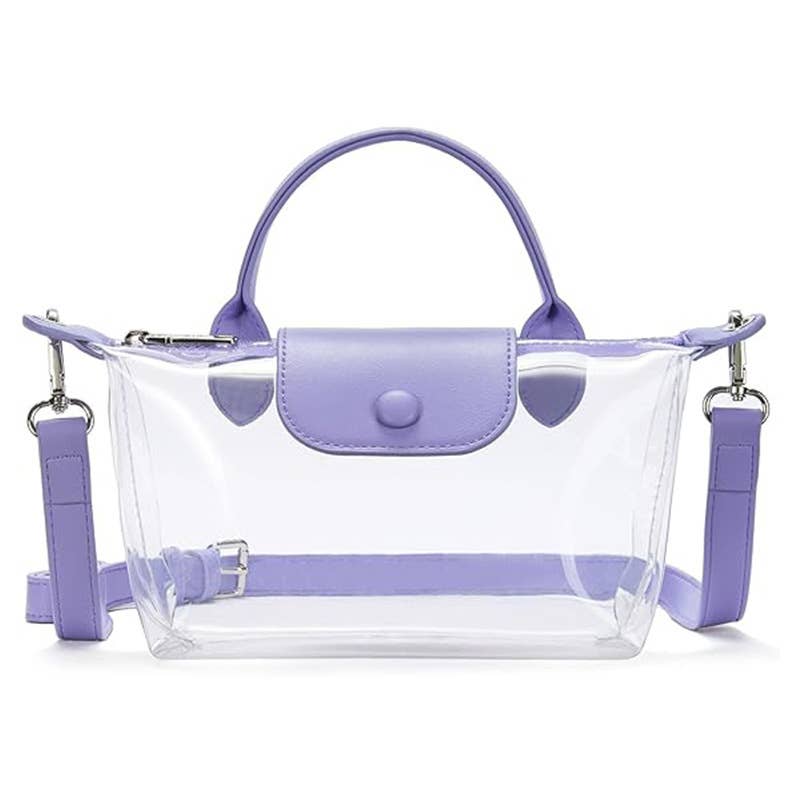 PVC Handbag Mini Clear Stadium Crossbody Bag