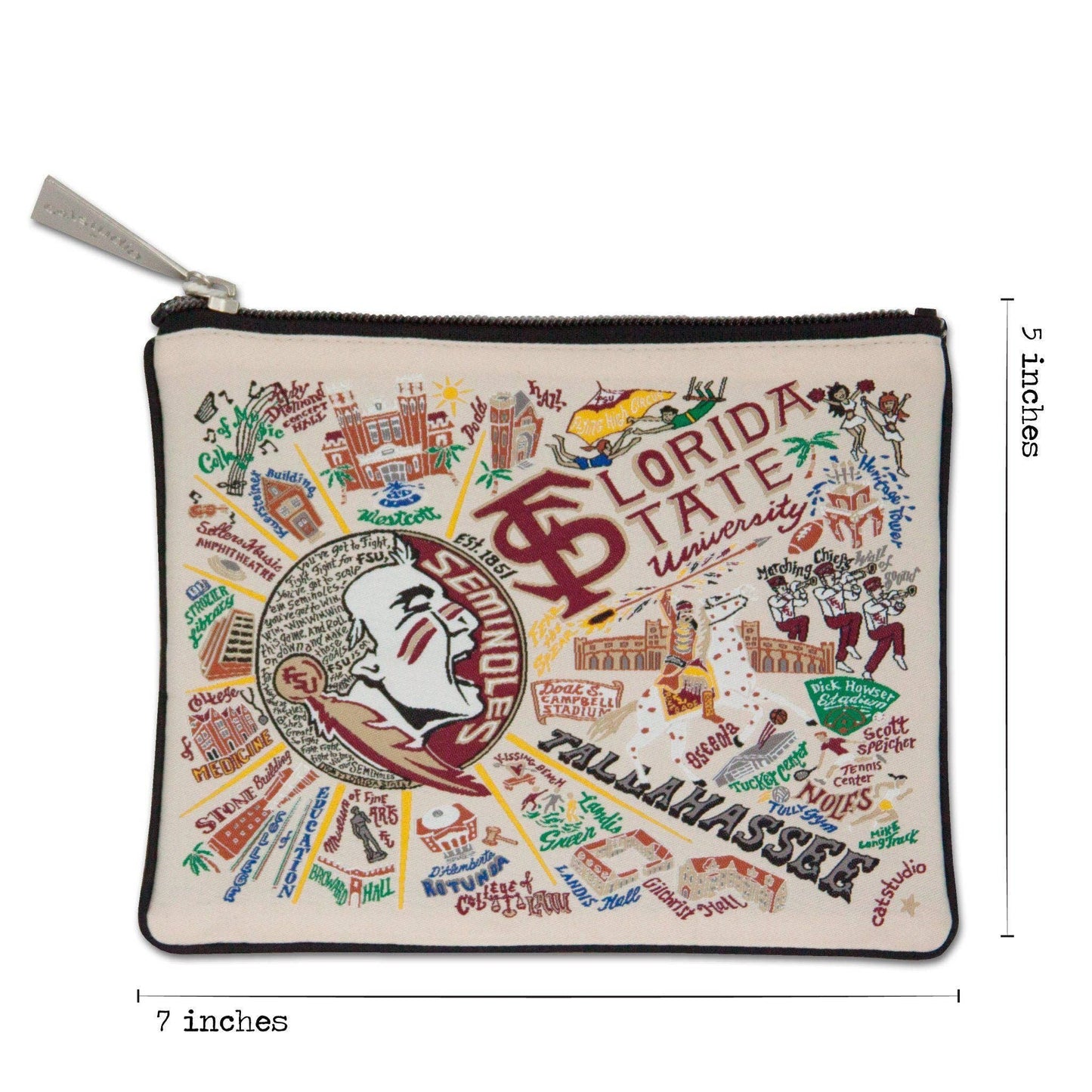 Florida State University Zip Pouch